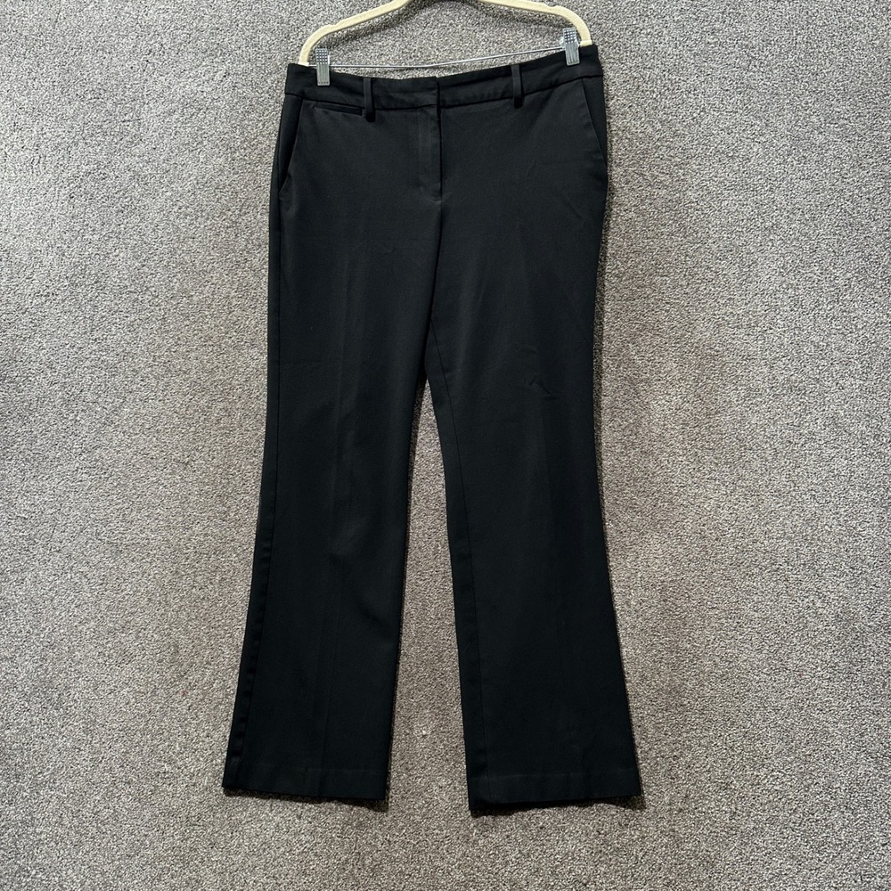 Talbots Barely Boot Black Dress Pants Womens 12 Professional Office Trousers
